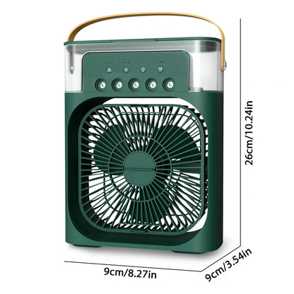 Compact 3-in-1 Air Cooler with Humidifier and LED Night Light