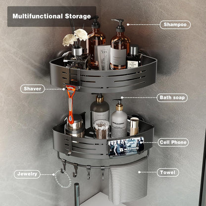 Triangular Shower Organizer | Space-Saving Stylish Versatile Caddy