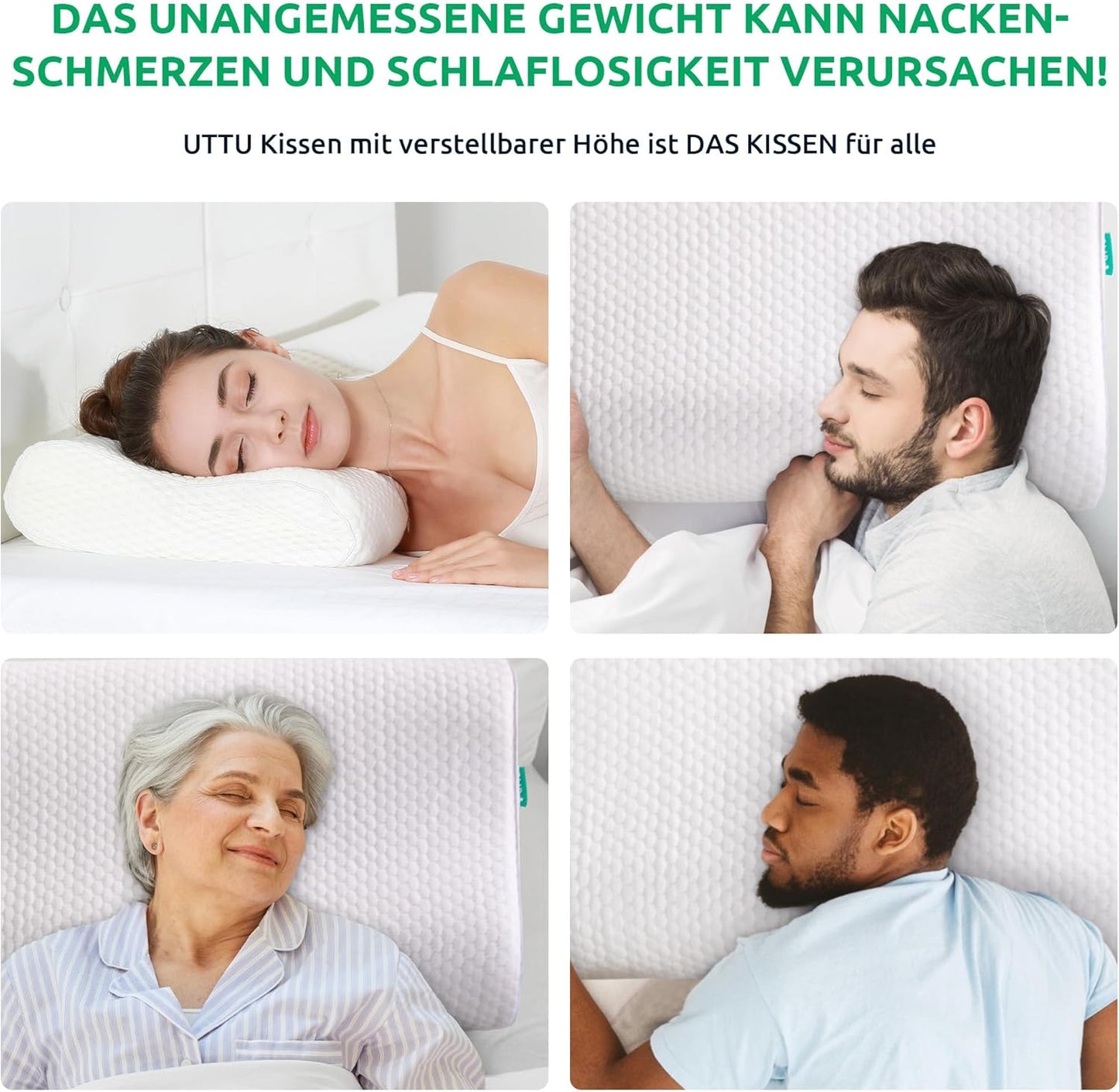 Ergonomic Neck Pillow for Orthopedic Support