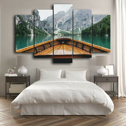Stunning 5-Piece Mountain View Canvas Art Collection