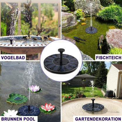 Solar Fountain Pump for Water Features – Ideal for Ponds, Birdbaths, Gardens
