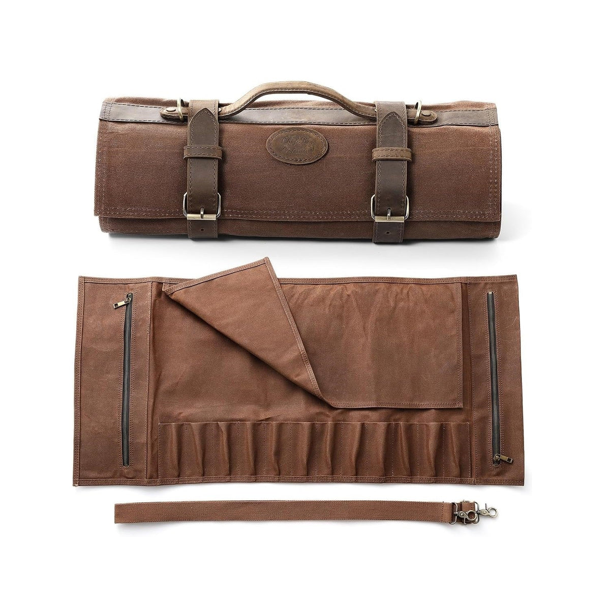 Foldable Chef Roll Bag for Durable Knife Storage – Portable Pockets