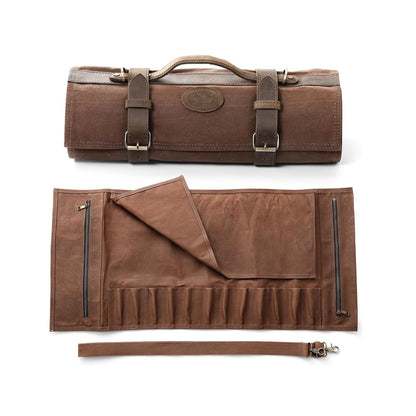 Foldable Chef Roll Bag for Durable Knife Storage – Portable Pockets