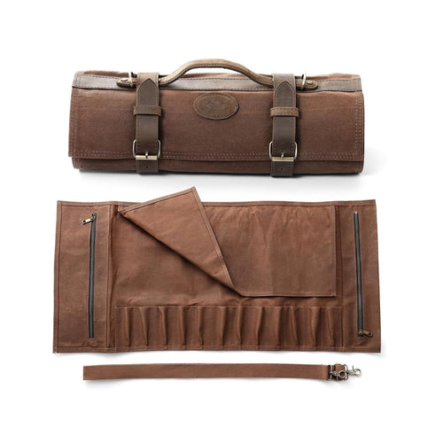 Foldable Chef Roll Bag for Durable Knife Storage – Portable Pockets