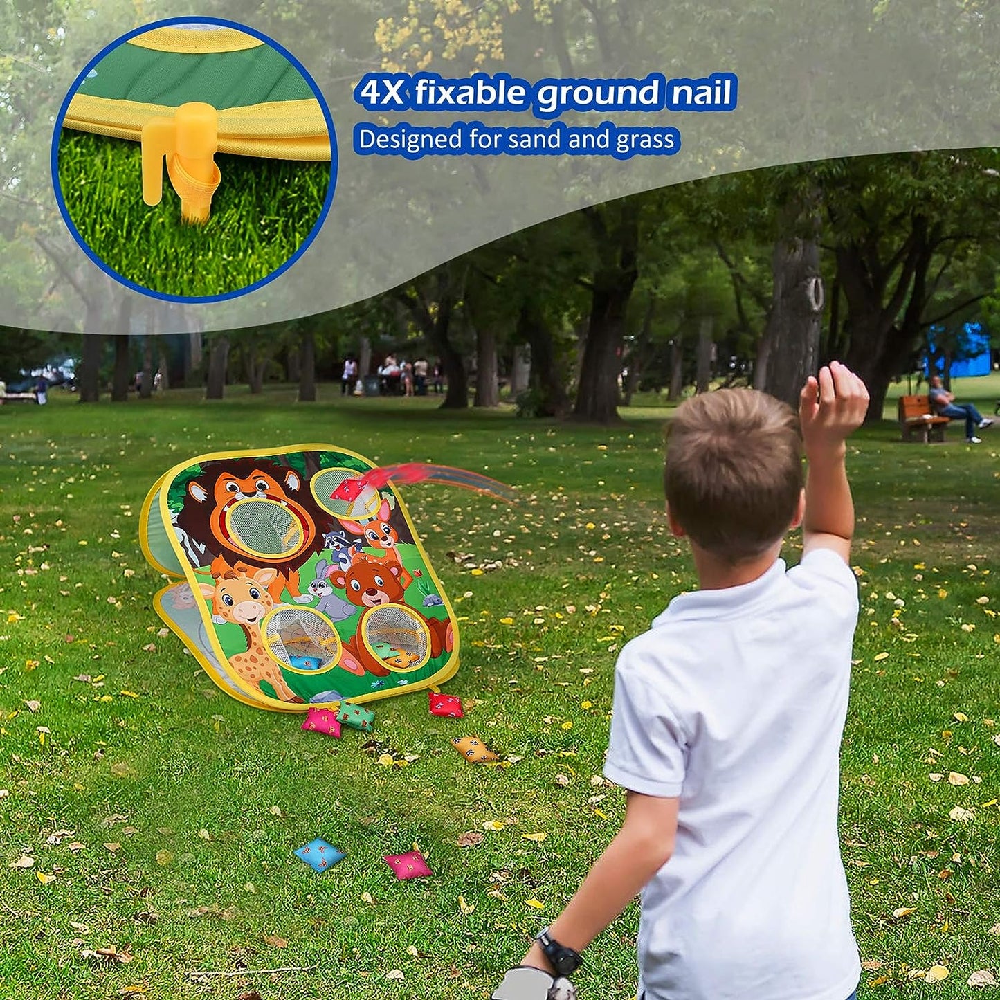 Sandbag Toss Game for Kids - Endless Outdoor Fun Activity
