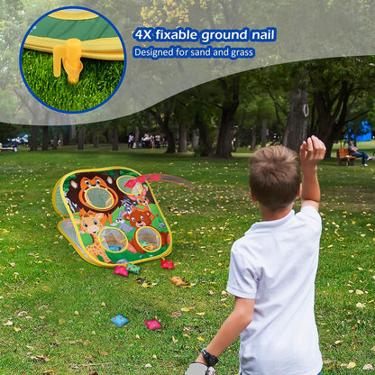 Sandbag Toss Game for Kids - Endless Outdoor Fun Activity