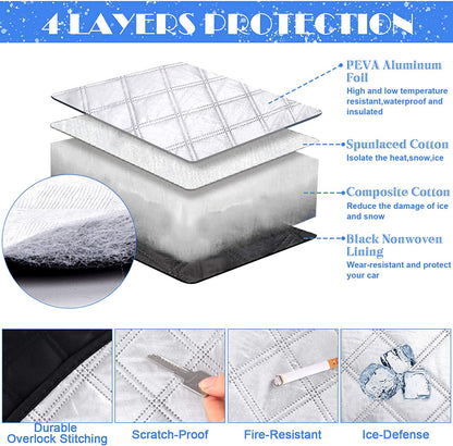 Magnetic Snow Protection Cover for Cars