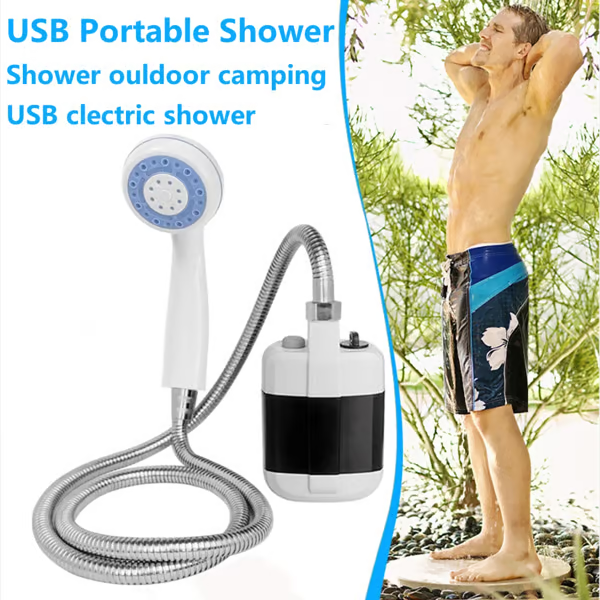 Portable High-Performance Outdoor Shower for Instant Use