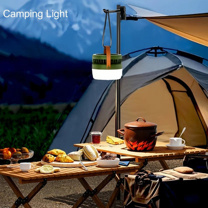 Solar-Powered Camping Light with Fan | Portable Tent Lantern with 3 Speeds