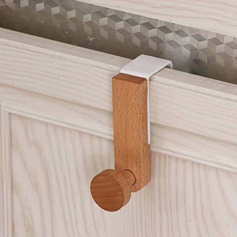 Door Hanger Hook | Wood & Iron | Rust-Resistant | Fits Cabinet Doors up to 2 cm
