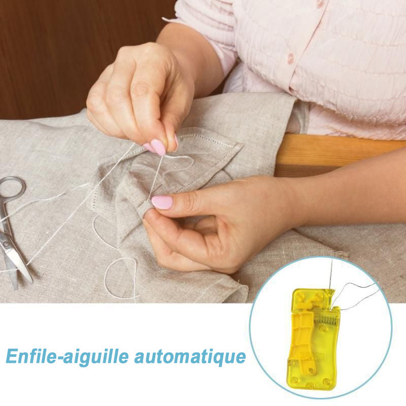 Needle Threading Tool for Effortless Use Without Eye Strain or Frustration