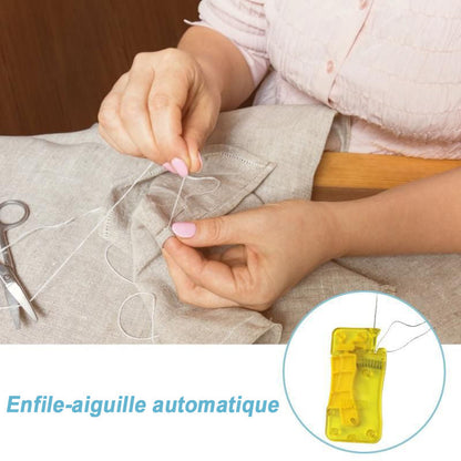Needle Threading Tool for Effortless Use Without Eye Strain or Frustration