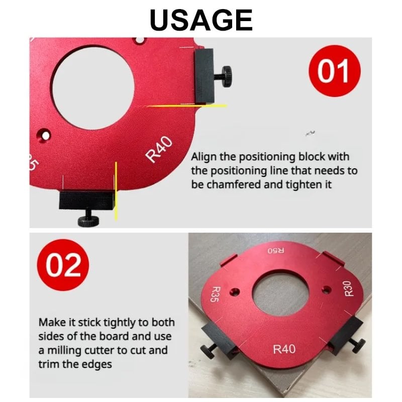 4-in-1 Corner Positioning Tool for Precision and Creative Projects