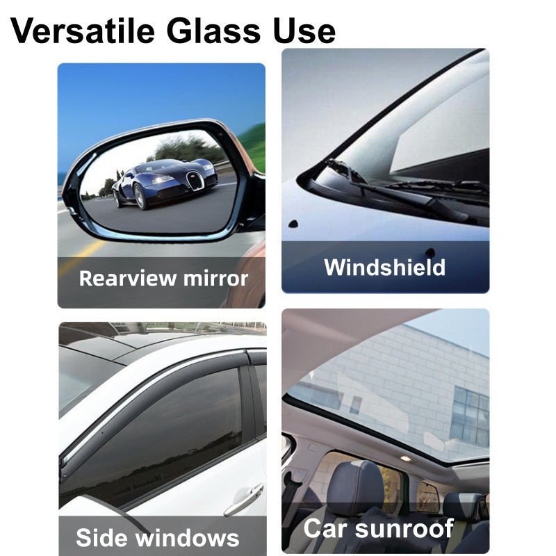 Instant Restoration of Crystal Clear, Water-Repellent Windshields