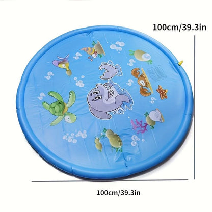 Large Water Play Mat for Fun Splashing Activities