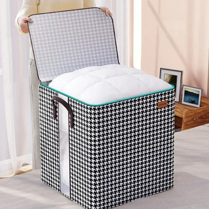 Foldable Storage Bag for Clothes | Large Capacity | Dustproof Organizer for Bedding & Moving