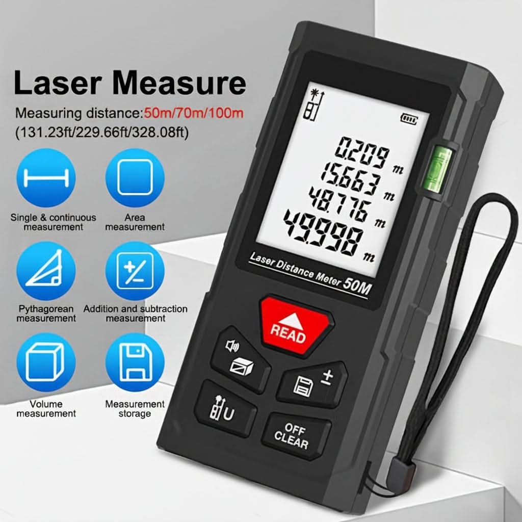 Digital Laser Rangefinder for Measuring Distances