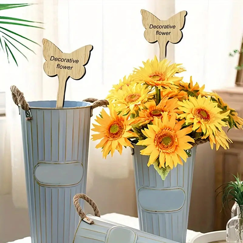 Reusable Wooden Plant Care Labels – Never Forget Your Plants