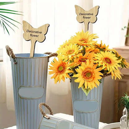Reusable Wooden Plant Care Labels – Never Forget Your Plants