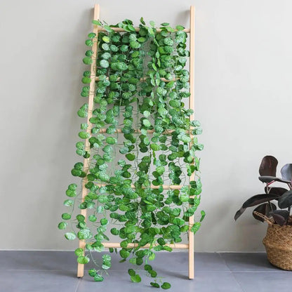 Artificial Ivy Vine | 2 m Hanging Garland | Silk Leaves for Home and Wall Decor