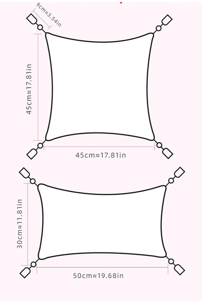 Geometric Arch Design Cushion Cover