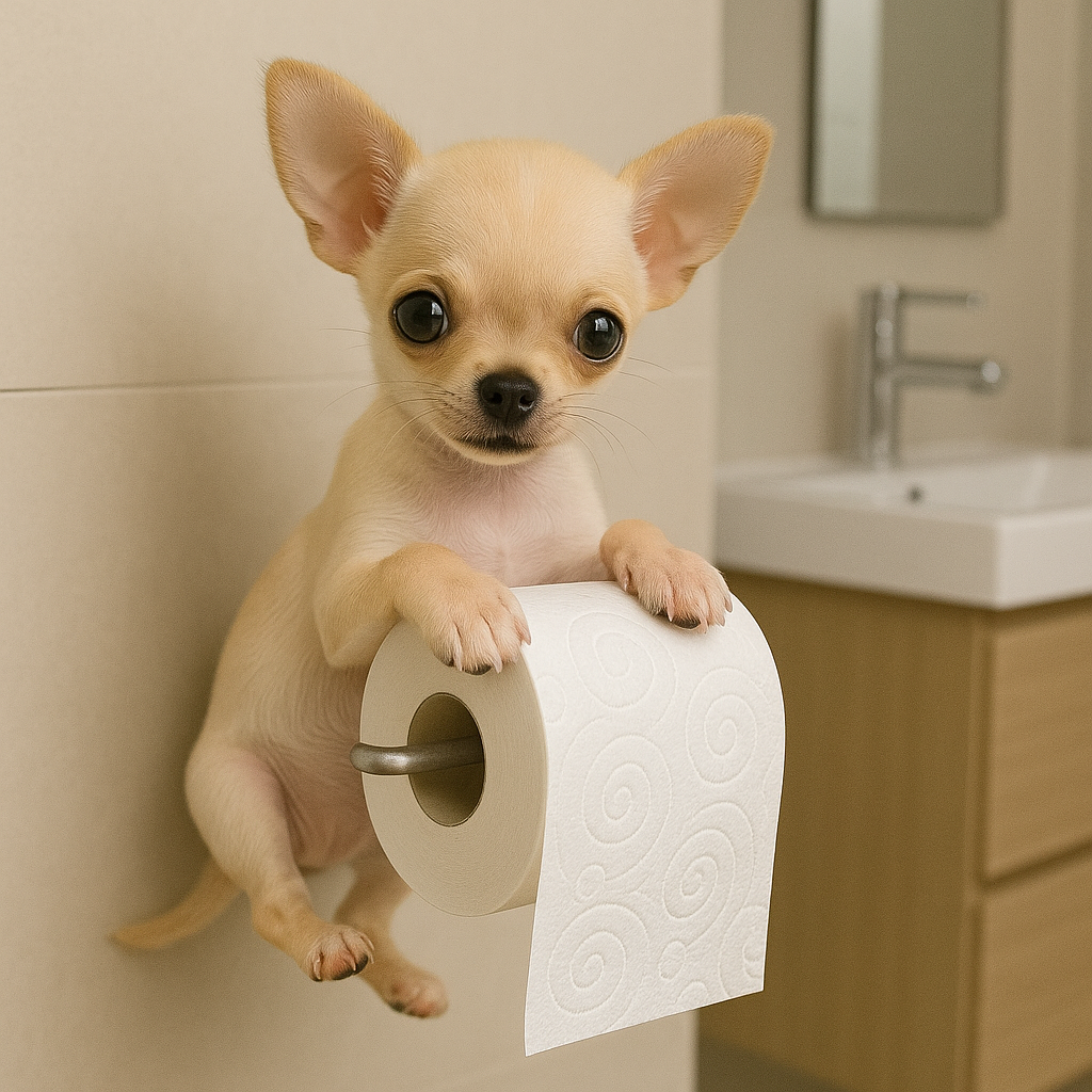 PawRoll – The Cutest Companion for Your Bathroom!