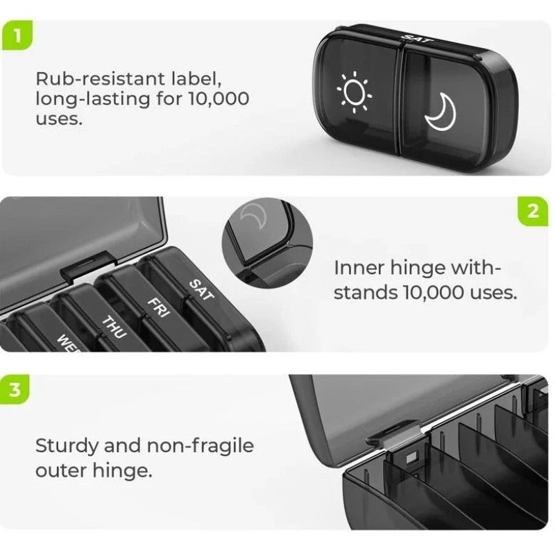 Pill Organizer – Effortless Daily Management to Never Miss a Dose