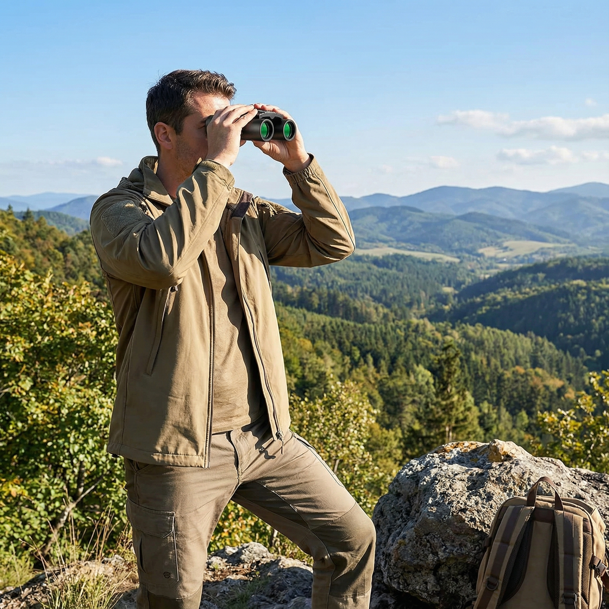Long-Range 900x25 Binoculars with High-Clarity Bak4 Optics