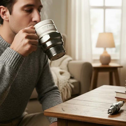 Unbreakable Spark Plug Mug for Bold, Durable Style