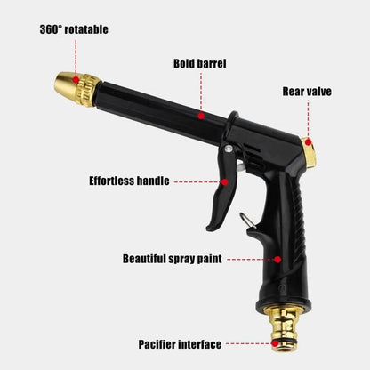 Adjustable High Pressure Spray Nozzle for Cleaning Cars and Gardens