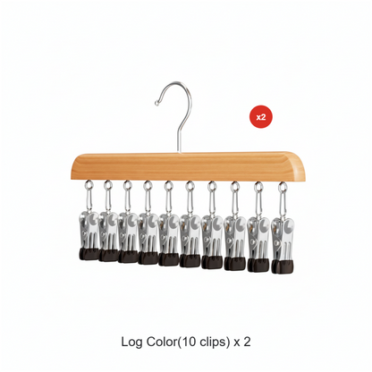 Space-Saving Rotating Clothes Hanger with 8 Hooks and 360° Rotation