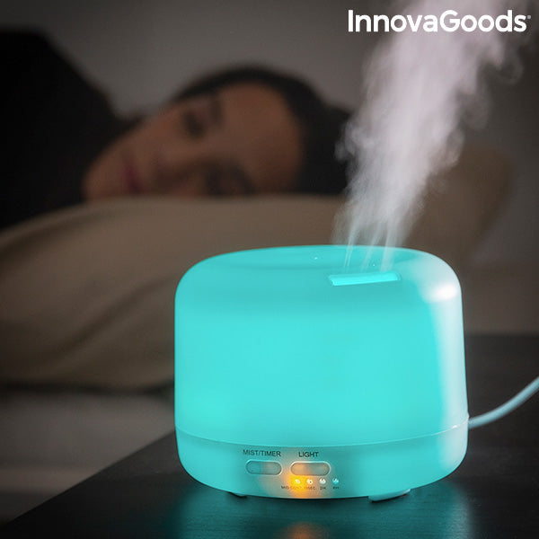 Serenity Mist | 400 ml Humidifier with LED Lighting & 15 Modes