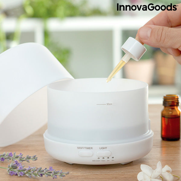 Serenity Mist | 400 ml Humidifier with LED Lighting & 15 Modes