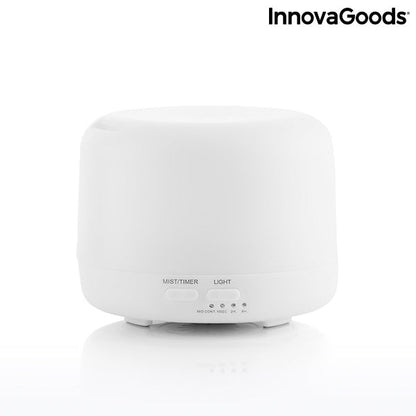 Serenity Mist | 400 ml Humidifier with LED Lighting & 15 Modes