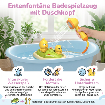 Duck Fountain Bath Toy with Showerhead