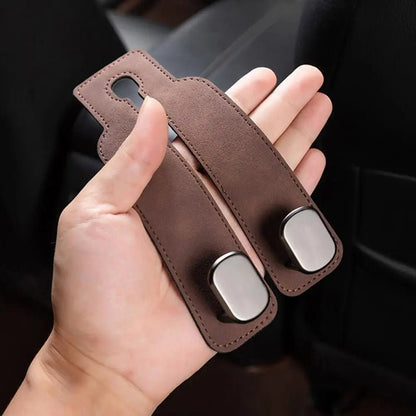 Dual-Hook Car Headrest Organizer – EasyMount Pro