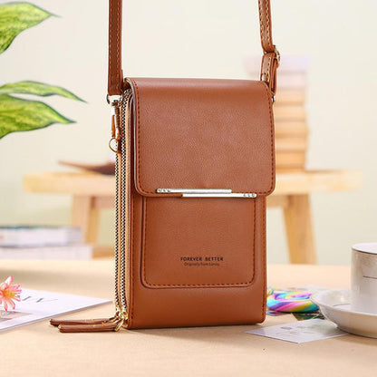 Smart Access Crossbody Bag with Touchscreen Window