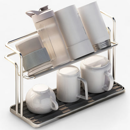 Double Your Mug Storage and Dry Faster with Cup Organizer