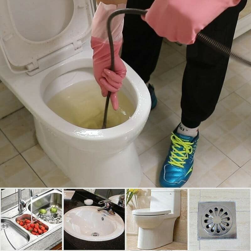 Fast Drain Cleaner - Quickly Clears Stubborn Clogs Without Plumbing Issues