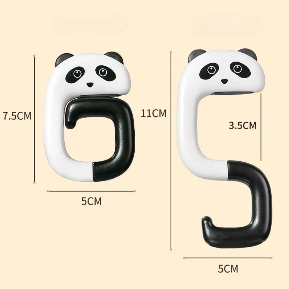 Portable Backpack and Key Organizer - Foldable Cartoon Table Hook