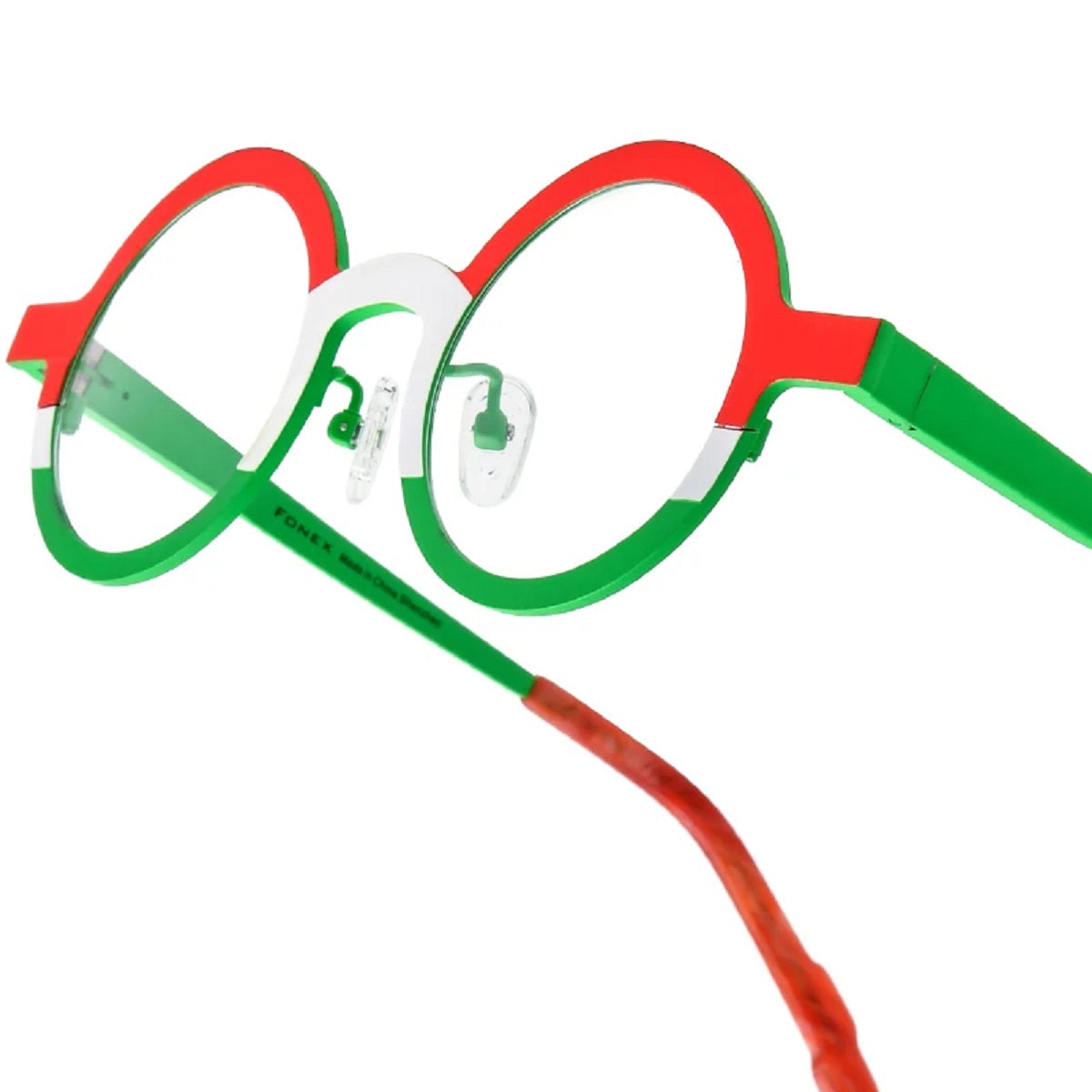 Vintage Round Frame Eyewear - Retro Style Pure Titanium Glasses
