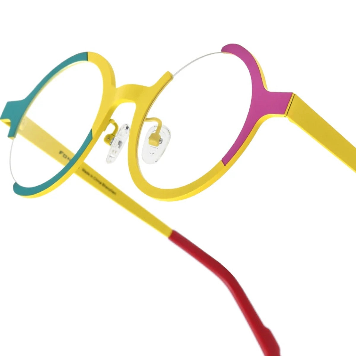 Vintage Round Frame Eyewear - Retro Style Pure Titanium Glasses