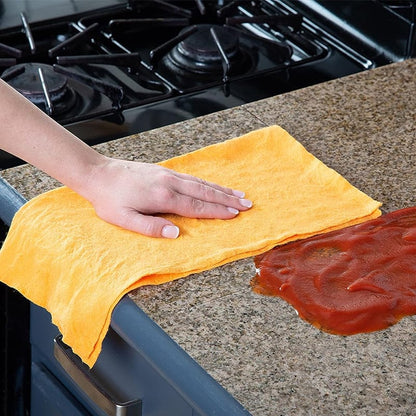 Versatile Absorbent Cleaning Cloths - 8 Pack for Every Task