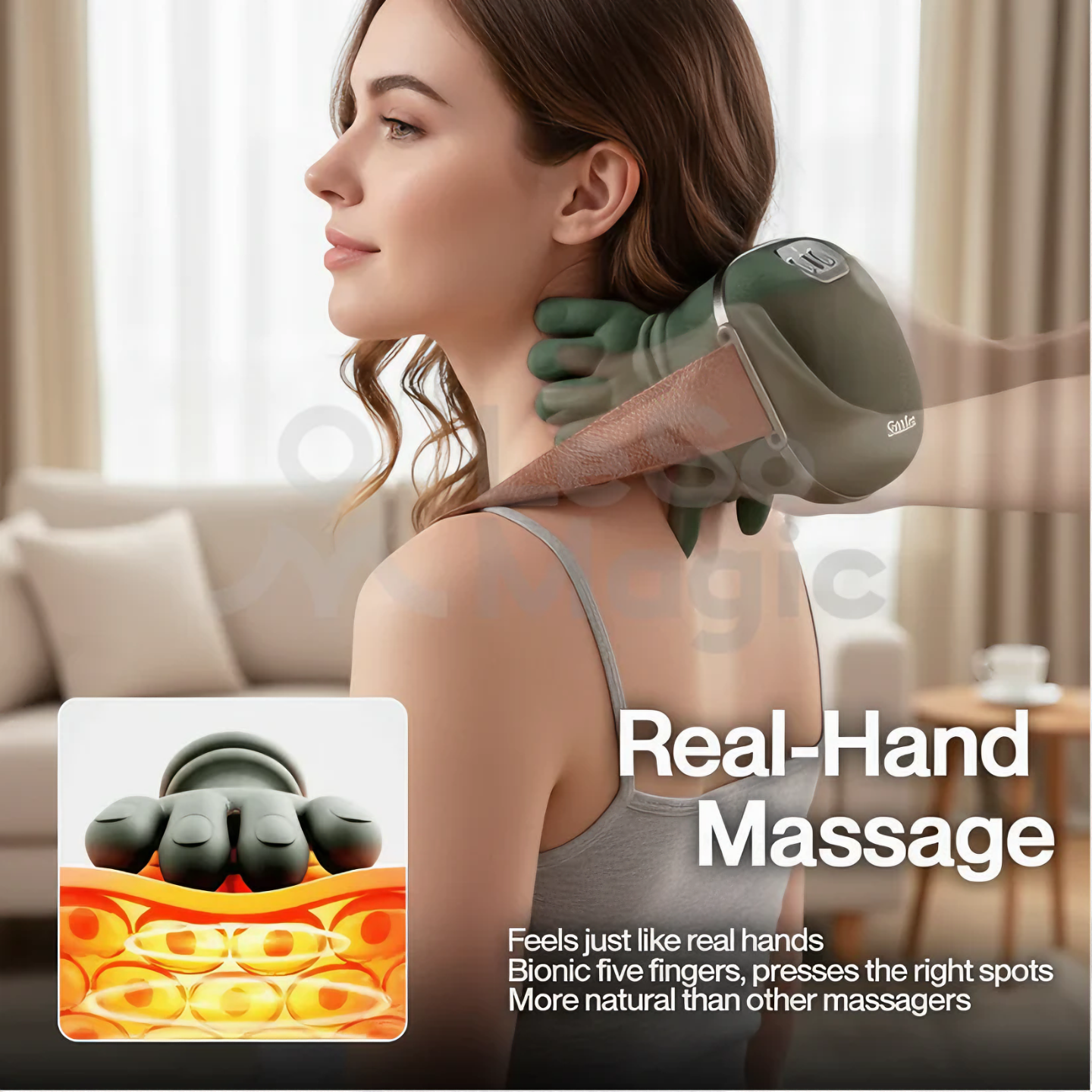 ReviveEase – Smart Neck and Shoulder Relief Massager