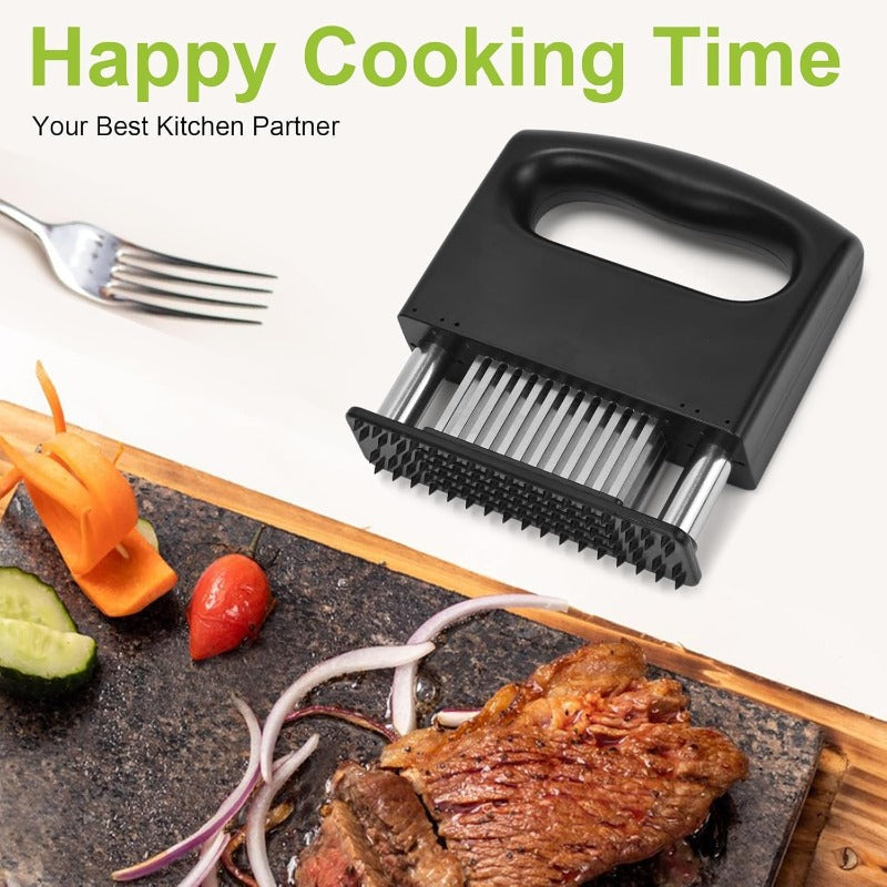 Precision 48-Blade Stainless Steel Meat Tenderizer