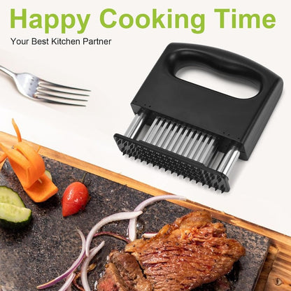 Precision 48-Blade Stainless Steel Meat Tenderizer