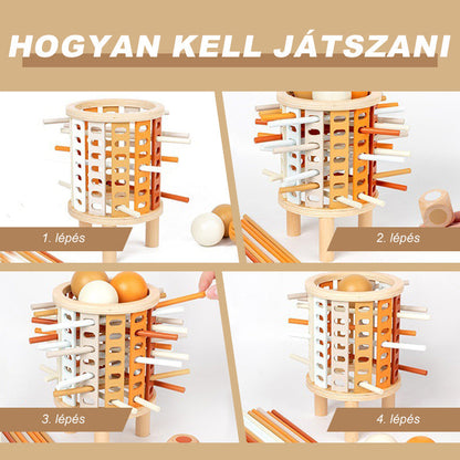 Wood Stacking Game for Improved Focus and Coordination