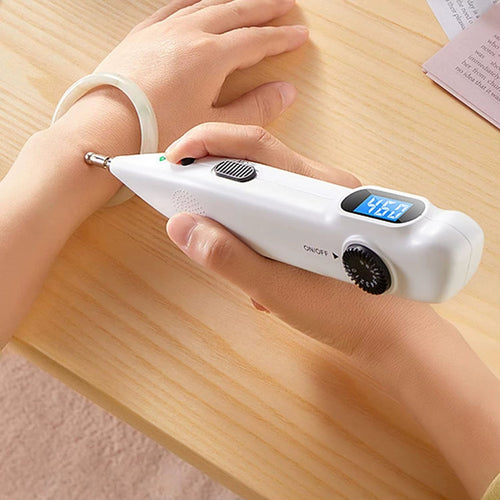 Rechargeable Massage Pen with 9 Intensity Settings, Audio Alert, 2 Probes