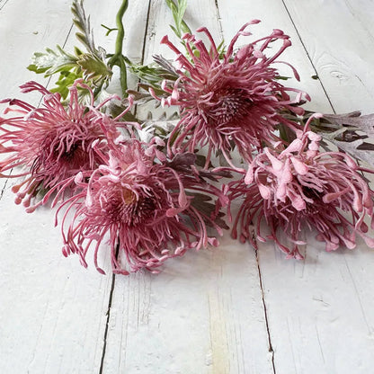 Artificial Chrysanthemum 38 cm | Large 10 cm Bloom | Realistic Decorative Flower