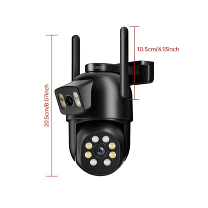 Dual Lens Surveillance Camera